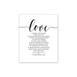Love Message Canvas Wall Art Prints - Fansee Australia