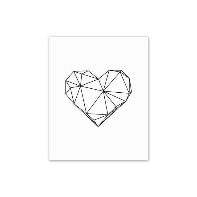 Love Message Canvas Wall Art Prints - Fansee Australia