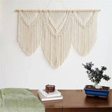 Lovingly Handmade Extra Large Wooden Macrame Wall Hanging - Fansee Australia