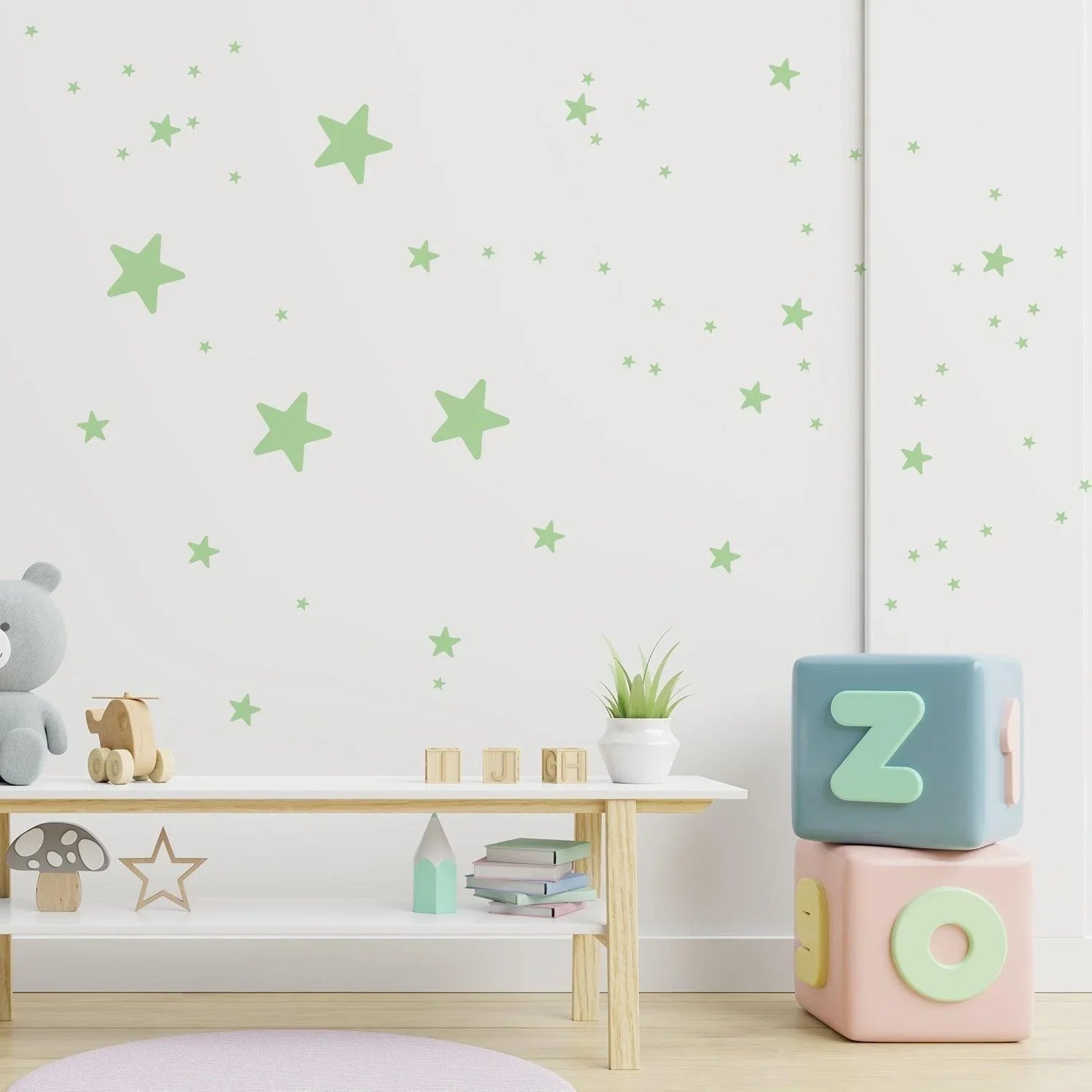 Luminous Stars Glow In Dark Wall Stickers - Fansee Australia