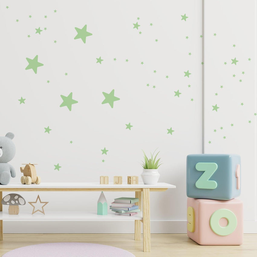 Luminous Stars Glow In Dark Wall Stickers - Fansee Australia