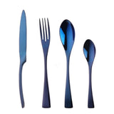 Luxurious Blue Cutlery Set (16 Piece Set) - Fansee Australia