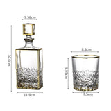 Luxurious Whiskey Decanter and Glasses Set Gift Box - Fansee Australia