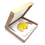 Magical Sun Rainbow Nursery Wall Clock - Fansee Australia