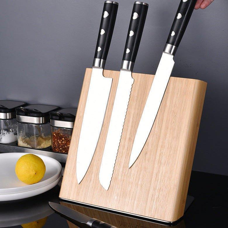 Magnetic Wooden Knife Block – Knife Organiser - Fansee Australia