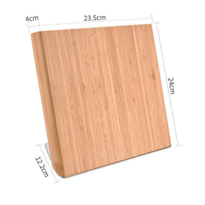 Magnetic Wooden Knife Block – Knife Organiser - Fansee Australia
