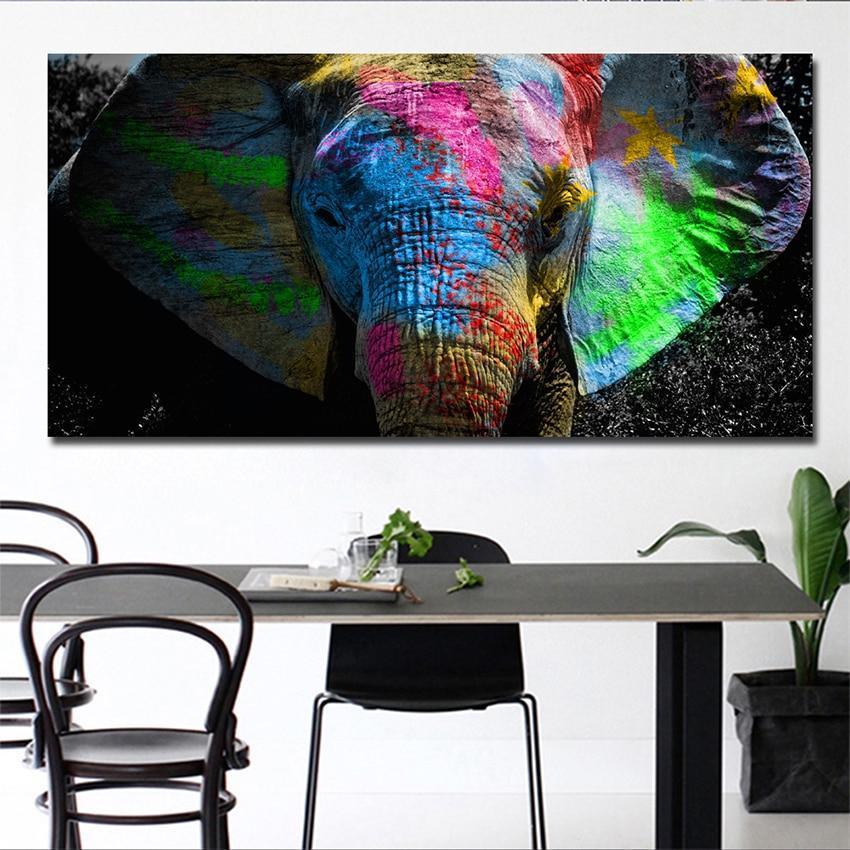 Majestic Elephant Wall Art (70x140cm) - Fansee Australia