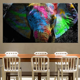 Majestic Elephant Wall Art (70x140cm) - Fansee Australia