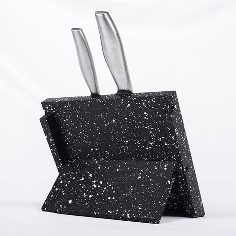 Marble Black Knife Block – Premium Magnetic Holder - Fansee Australia