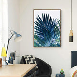 Minimalist Colour Leaves Wall Art (50x70cm Canvas Prints) - Fansee Australia