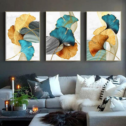 Modern Abstract Art Canvas Print - Set of 3 (60x80cm) - Fansee Australia