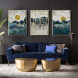 Mountain Landscape Wall Art Prints - 3 Pcs Set (60x80cm) - Fansee Australia