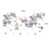 Multicolor Flowers Wall Decals For Home Decor - Fansee Australia