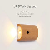 NaturaGlow Magnet Touch Sensor USB Rechargeable LED Wall Sconce - Fansee Australia