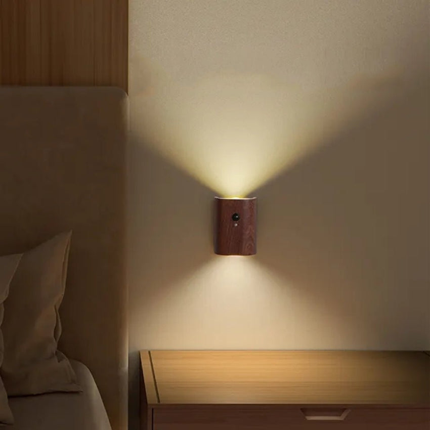 NaturaGlow Magnet Touch Sensor USB Rechargeable LED Wall Sconce - Fansee Australia