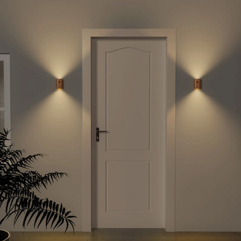 NaturaGlow Magnet Touch Sensor USB Rechargeable LED Wall Sconce - Fansee Australia