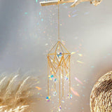 Natural Crystal Stone Sun Catcher Wall Hanging - Fansee Australia