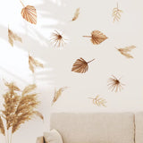 NatureWhisper Watercolour Boho Leaves Wall Decals - Fansee Australia