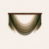 Olive Drift Fibre Wall Art – Large Handwoven Macrame Decor