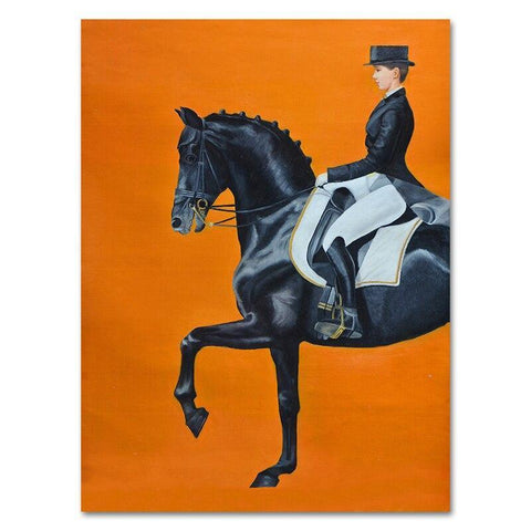 On Horseback Wall Art Canvas Prints (60x86cm) - Fansee Australia