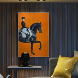 On Horseback Wall Art Canvas Prints (60x86cm) - Fansee Australia