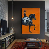 On Horseback Wall Art Canvas Prints (60x86cm) - Fansee Australia