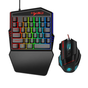One - Handed Gaming Keyboard And Mouse Combo - Fansee Australia