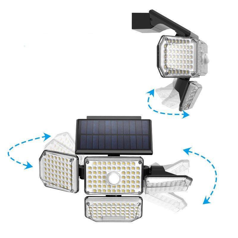 Outdoor Solar Lights with Adjustable Heads 214 LED Flood Light - Fansee Australia