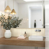 Peach Herringbone Textured Vinyl Self-Adhesive Tiles Stickers - Fansee Australia
