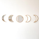 Phase Of The Moon Mirror Set Wall Decor Wall Art - Fansee Australia