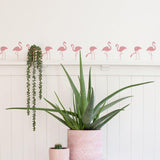 Pink Flamingos Removable Self - Adhesive Wall Stickers - Fansee Australia