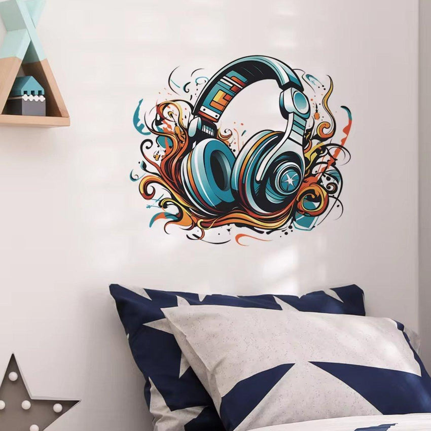 Playful Beats Headphone Decal - Fansee Australia