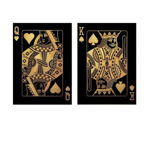 Poker King and Queen Print On Canvas -2 Pcs Set (60x80cm) - Fansee Australia