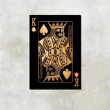 Poker King and Queen Print On Canvas -2 Pcs Set (60x80cm) - Fansee Australia