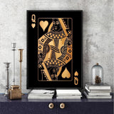 Poker King and Queen Wall Art Canvas Print (60x80cm) - Fansee Australia