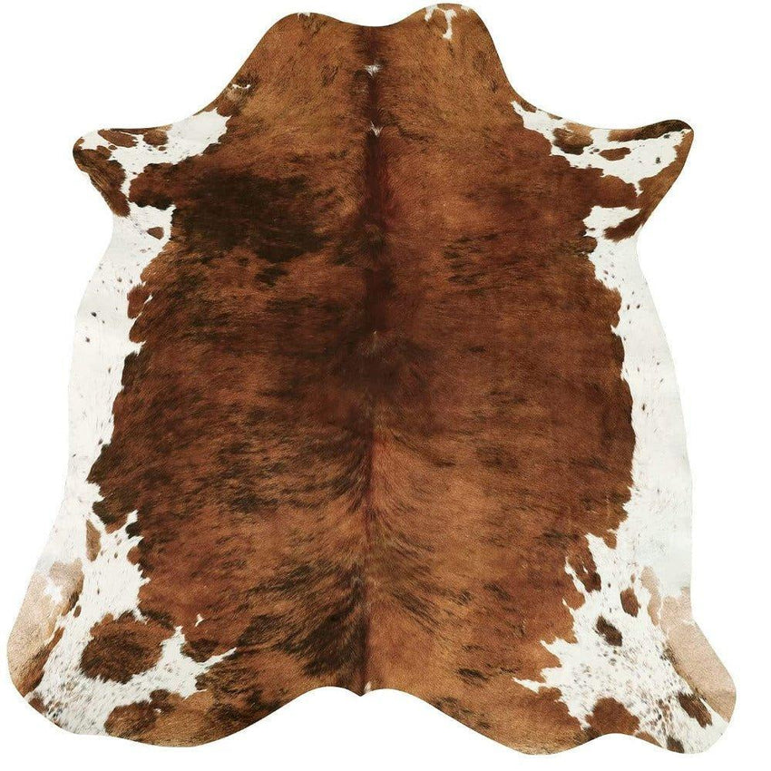 Premium Quality Large Artificial Brown Cowhide Rug - Fansee Australia