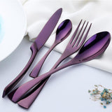 Purple Cutlery Set ( 16 Piece Set) - Fansee Australia