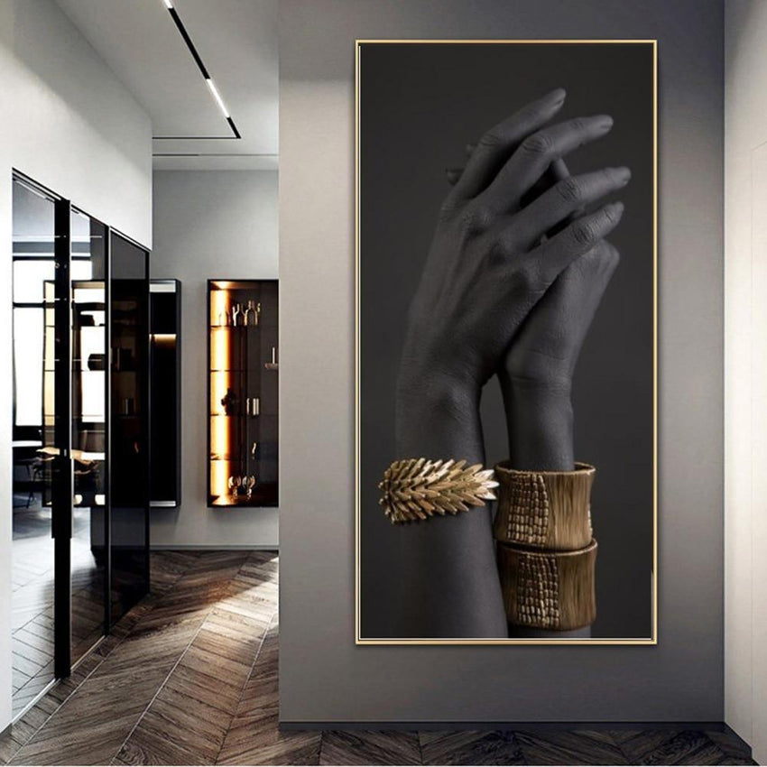 Raising Hand Art Canvas Prints (70x140cm) - Fansee Australia