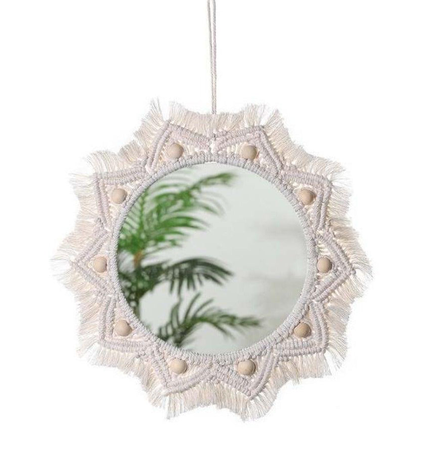 Round Macrame Wall Mirror - Fansee Australia