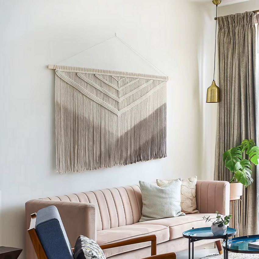 Sandstone Peaks – XL Macrame Wall Hanging - Fansee Australia