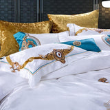 Satin Cotton Luxury Sheet and Sheet Cover Set - Fansee Australia