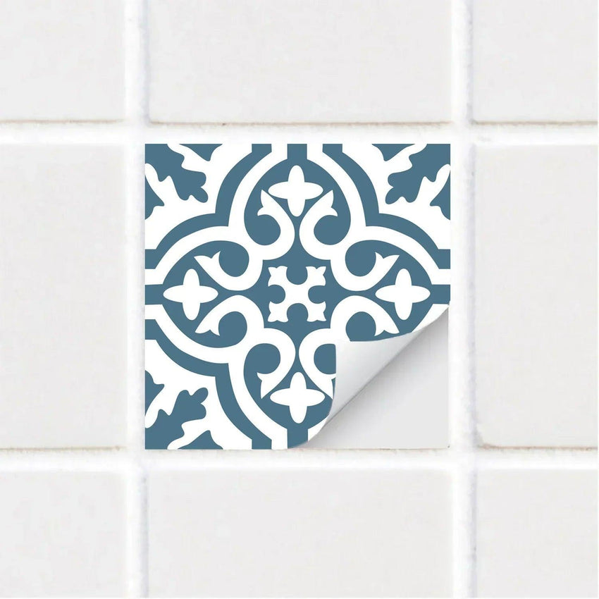 Steel Vintage Pattern Textured Vinyl Self-Adhesive Tiles Decals - Fansee Australia