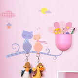 Stick Easy Wall Caddy Colorful Wall Mounted Storage Box Wall Stickers - Fansee Australia