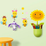 Stick Easy Wall Caddy Colorful Wall Mounted Storage Box Wall Stickers - Fansee Australia