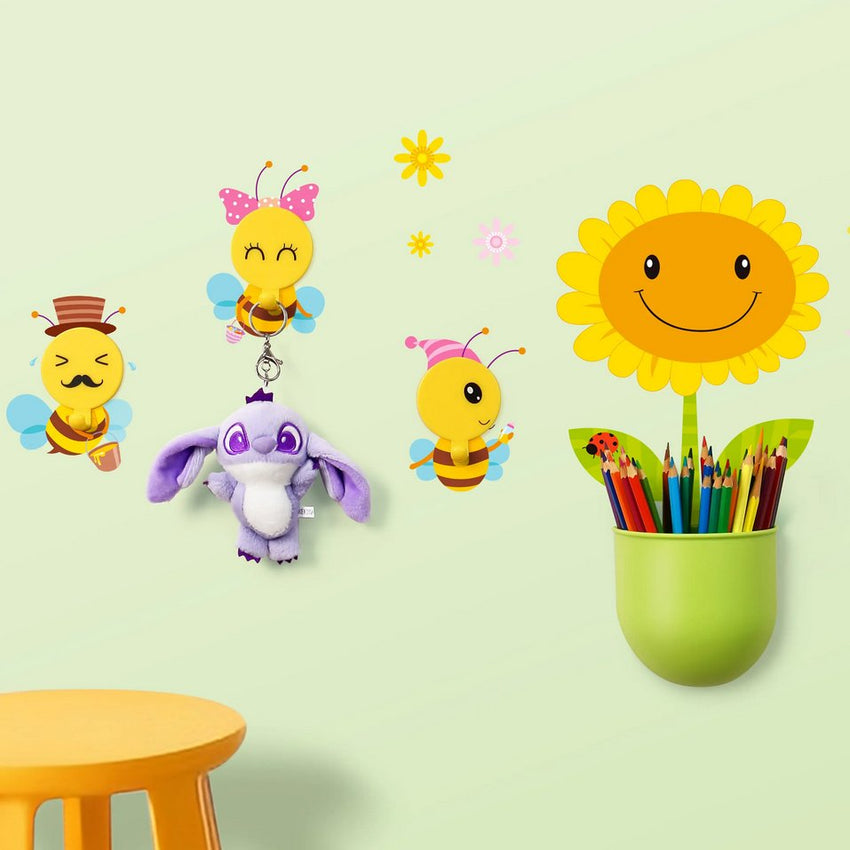 Stick Easy Wall Caddy Colorful Wall Mounted Storage Box Wall Stickers - Fansee Australia