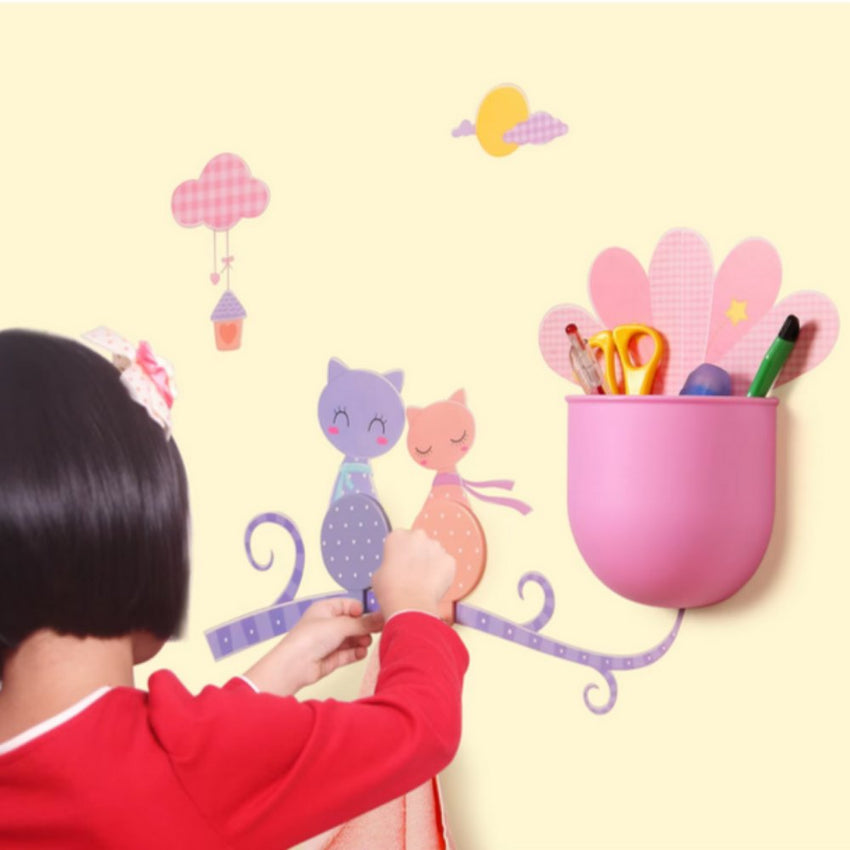 Stick Easy Wall Caddy Colorful Wall Mounted Storage Box Wall Stickers - Fansee Australia