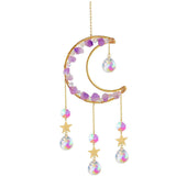 Sun Catcher With Raw Crystal Art Wall Hanging - Fansee Australia