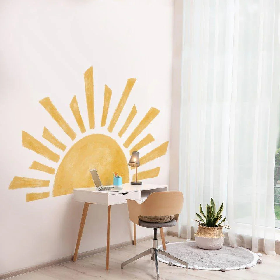 Sunrise Removable Peel And Stick PVC Wall Sticker - Fansee Australia
