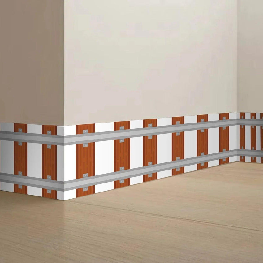 Train Tracks Self-Adhesive Kid's Room Wall Stickers - Fansee Australia