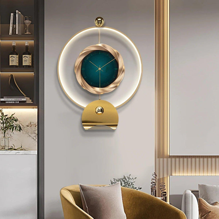 TranquilGlow: Luxury Silent Clock with LED Backlight - Fansee Australia